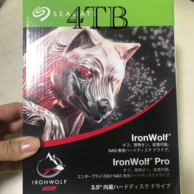 3.5"内臓ハードディスクドライブ4TB