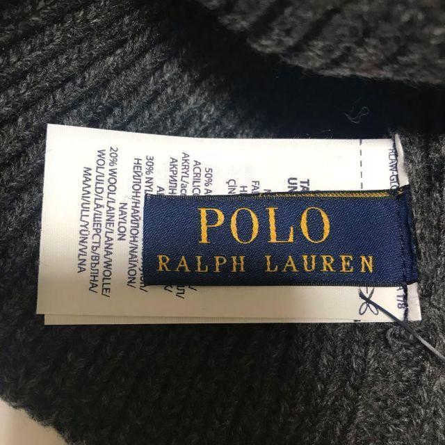 POLO RALPH LAUREN(ポロラルフローレン)のPolo Ralph Lauren ニット帽 ビーニー bear ベアー メンズの帽子(ニット帽/ビーニー)の商品写真