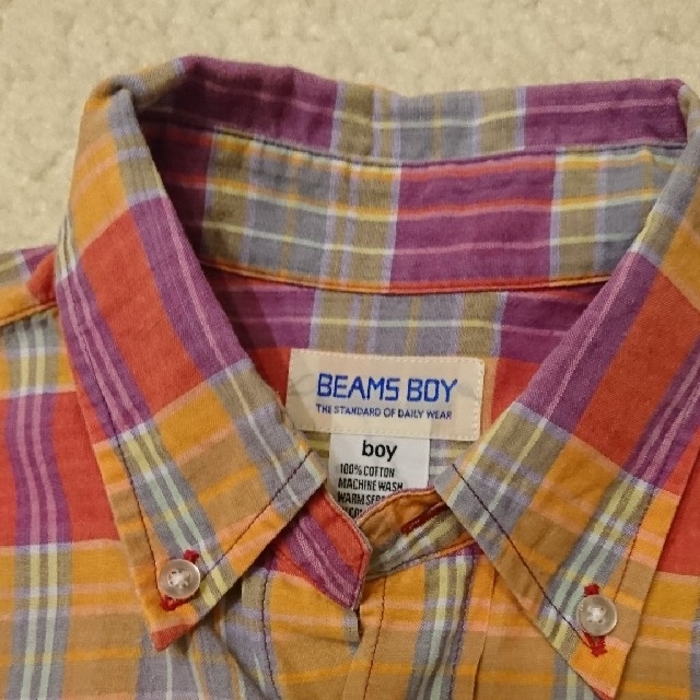 BEAMS BOY(ビームスボーイ)のダルらぶ様専用  BEAMS  BOY チェックシャツ レディースのトップス(シャツ/ブラウス(長袖/七分))の商品写真