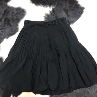 フェンディ(FENDI)の美品　フェンディ   FENDI バルーンスカート   黒　40シャネル  LV(ひざ丈スカート)