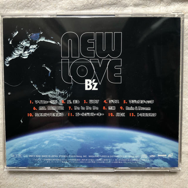 【B’z】NEW LOVE 兵走る　SUITS主題歌　ウルフ　エアロスミス参加 エンタメ/ホビーのCD(ポップス/ロック(邦楽))の商品写真