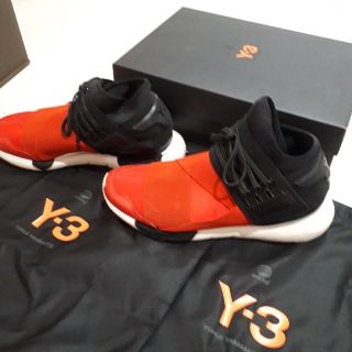 ワイスリー(Y-3)のY-3 QASA HIGH ブラックxレッド(スニーカー)