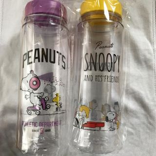 ピーナッツ(PEANUTS)の【新品】スヌーピー  クリアボトル　水筒　2点セット(タンブラー)