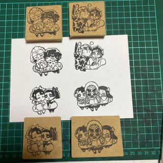 【値下げ！！】消しゴムはんこ　鬼滅の刃　セット(はんこ)