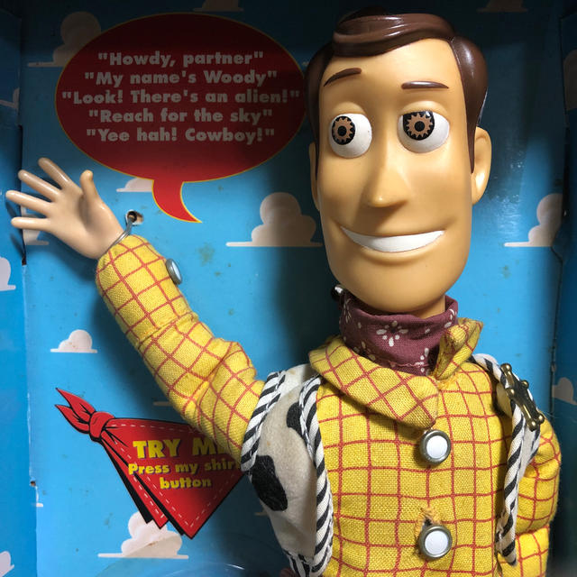 TALKING WOODY エンタメ/ホビーのおもちゃ/ぬいぐるみ(キャラクターグッズ)の商品写真