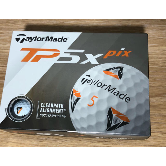 TaylorMade(テーラーメイド)のしげ様専用TP5x Pix ボール 1ダース Taylormade  スポーツ/アウトドアのゴルフ(その他)の商品写真