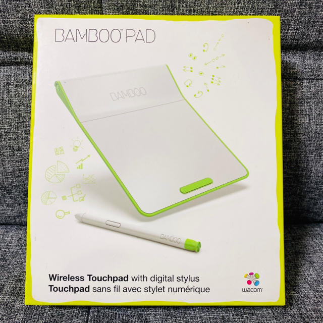 Wacom(ワコム)のwacom BAMBOO PAD バンブーパッド ペンタブ スマホ/家電/カメラのPC/タブレット(PC周辺機器)の商品写真