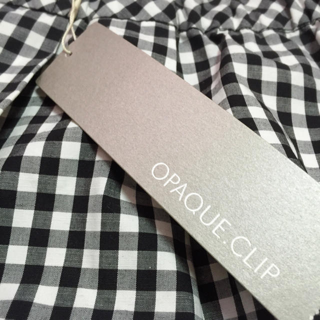OPAQUE.CLIP(オペークドットクリップ)のギンガムチェック膝丈スカート レディースのスカート(ひざ丈スカート)の商品写真