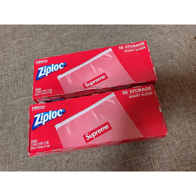 Supreme(シュプリーム)のSupreme Ziploc 2箱 インテリア/住まい/日用品のキッチン/食器(収納/キッチン雑貨)の商品写真