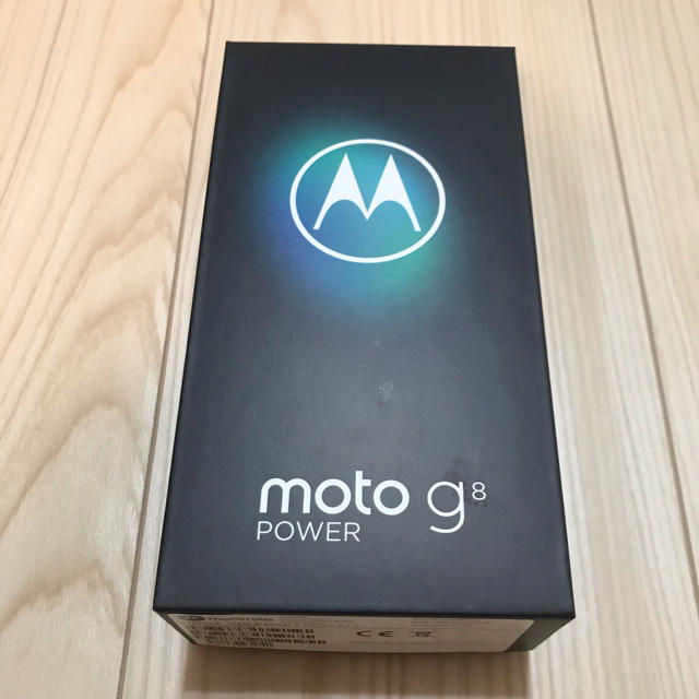 ANDROID(アンドロイド)の【SIMフリー】　moto g8 power ブラック（新品・未開封） スマホ/家電/カメラのスマートフォン/携帯電話(スマートフォン本体)の商品写真