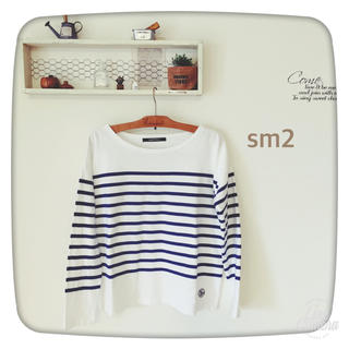 サマンサモスモス(SM2)のsm2 ボーダーTシャツ(Tシャツ(長袖/七分))