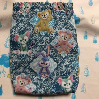 ダッフィーフレンズ① バネ口ポーチ　ハンドメイド(ポーチ)