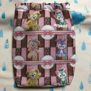 ダッフィーフレンズ　バネ口ポーチ　ハンドメイド(ポーチ)