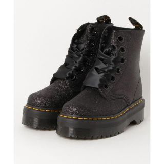 ドクターマーチン(Dr.Martens)のDr. Martens MOLLY グリッター レースアップ 厚底 ブーツ (ブーツ)