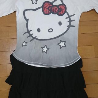 オールドネイビー(Old Navy)のキティーちゃん　オールドネイビー　Tシャツ　フリルスカート (Tシャツ/カットソー)