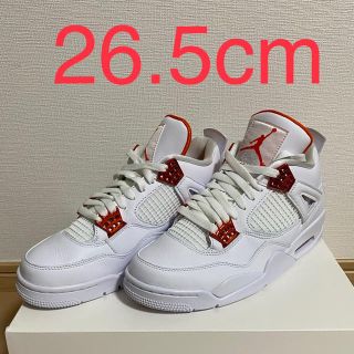 ナイキ(NIKE)のAir Jordan 4 Retro Metallic Orange AJ4(スニーカー)