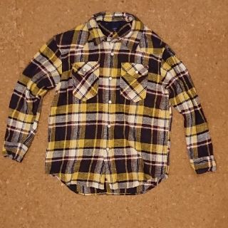 ギャップキッズ(GAP Kids)の●GAP 130 チェック柄長袖シャツ(ブラウス)