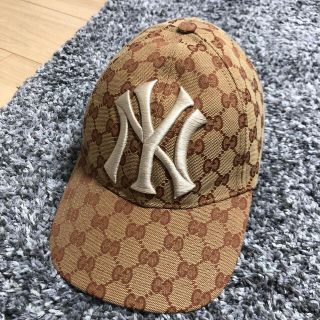 グッチ(Gucci)のgucci キャップ　ニューエラ　確実正規品(キャップ)