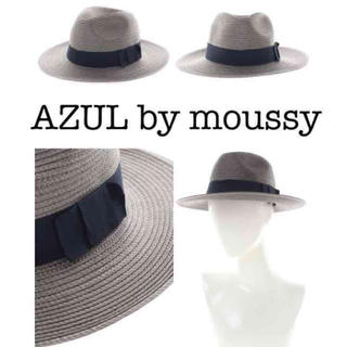 アズールバイマウジー(AZUL by moussy)のAZUL♡つば広リボンハット(ハット)