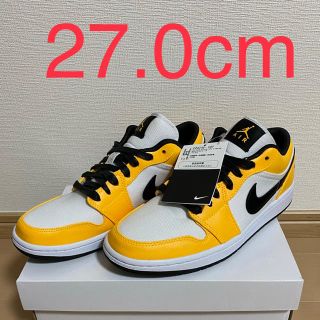 ナイキ(NIKE)のNIKE エアジョーダン1 ロー SE "レーサーオレンジ ブラック"(スニーカー)