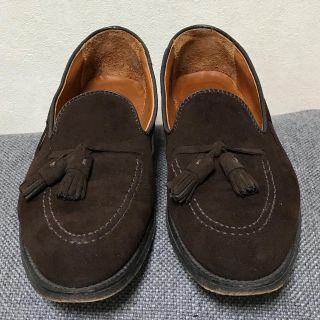 オールデン(Alden)のAlden メンズ　スエード　シューズ　タッセルモカシン　USED美品(スリッポン/モカシン)