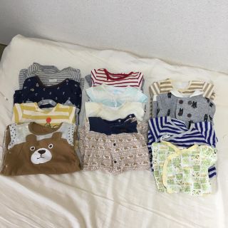 ベビーギャップ(babyGAP)の長袖 ロンパース カバーオール 12枚セット(ロンパース)