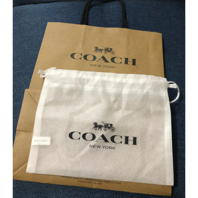 COACH(コーチ)のcoach 紙袋 レディースのバッグ(ショップ袋)の商品写真