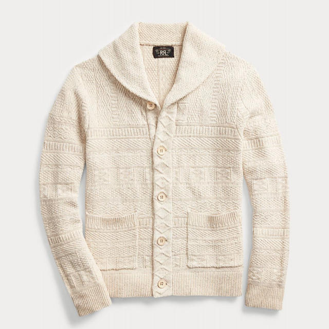 RRL(ダブルアールエル)の新品*RRL*コットンシルク カーディガン*M*　ダブルアールエル メンズのトップス(カーディガン)の商品写真