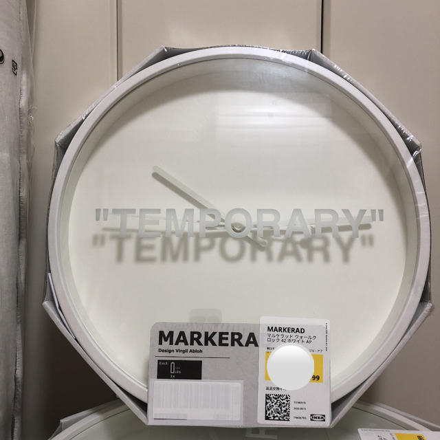 IKEA MARKERAD ウォールクロック 時計 マルケラッド オフホワイト IKEA MARKERAD ウォールクロック 時計 マルケラッド オフホワイト