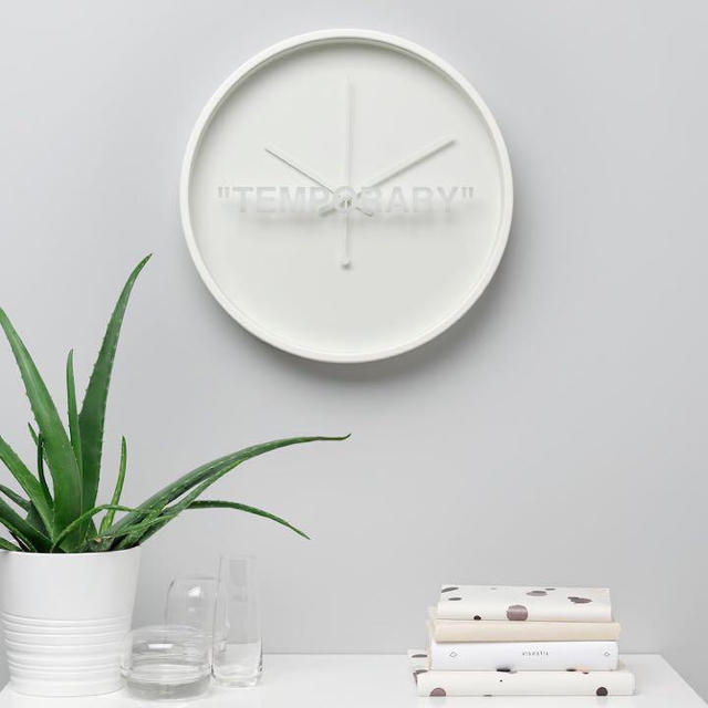 IKEA(イケア)のIKEA MARKERAD ウォールクロック 時計 マルケラッド オフホワイト インテリア/住まい/日用品のインテリア小物(掛時計/柱時計)の商品写真