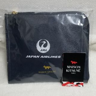 メゾンキツネ(MAISON KITSUNE')のJAL　アメニティ　メゾンキツネ　ポーチ(ポーチ)