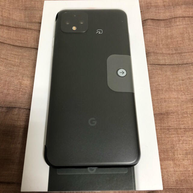 未使用 Google Pixel4 128GB ブラック SIMフリー スマホ/家電/カメラのスマートフォン/携帯電話(スマートフォン本体)の商品写真