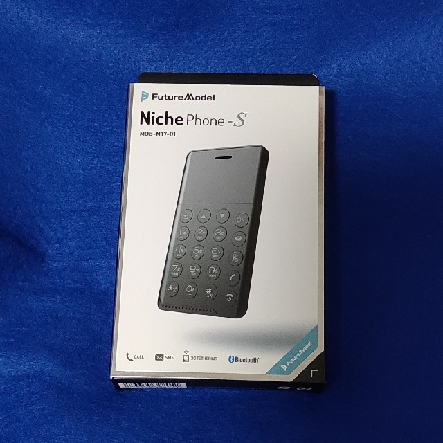 【新品】NichePhone-S ブラック MOB-N1701 スマホ/家電/カメラのスマートフォン/携帯電話(携帯電話本体)の商品写真