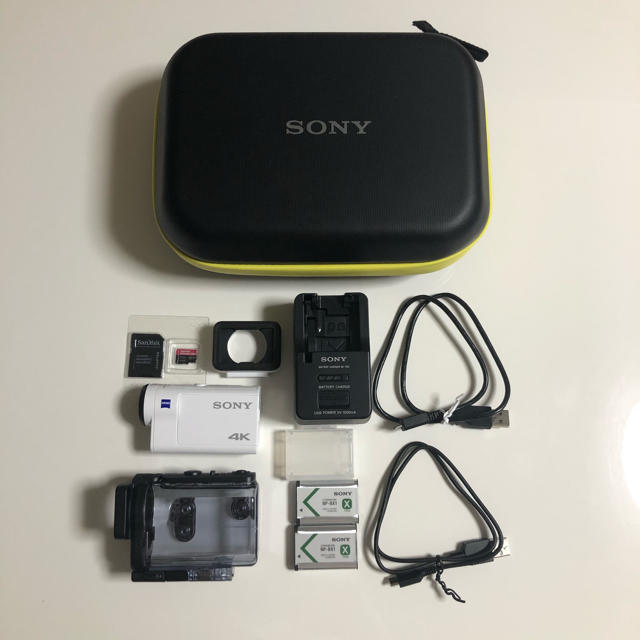 値下げ！　SONY FDR-AX45 ビデオカメラ新品　SD128GB おまけ付