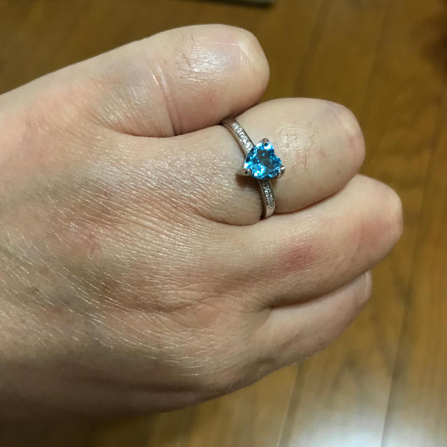 K18コート　スイスブルートパーズ　#13 レディースのアクセサリー(リング(指輪))の商品写真