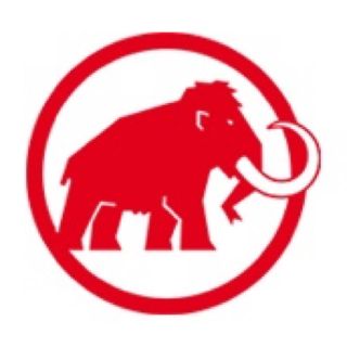 マムート(Mammut)のカッティングステッカー　MAMMUT 赤(車外アクセサリ)