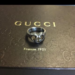 グッチ(Gucci)のGUCCI インターロッキング　ハート　リング(リング(指輪))