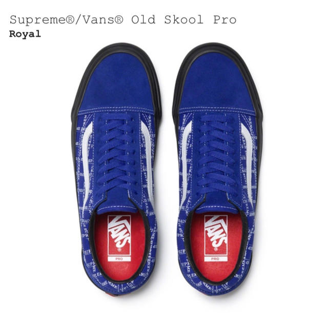 Supreme(シュプリーム)のSupreme®/Vans® Old Skool Pro メンズの靴/シューズ(スニーカー)の商品写真