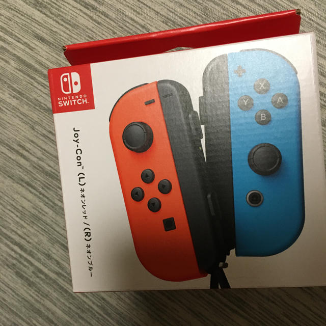 Nintendo Switch(ニンテンドースイッチ)の任天堂スイッチ JOY-CON (L)/(R) ネオンレッド/ネオンブルー エンタメ/ホビーのゲームソフト/ゲーム機本体(家庭用ゲーム機本体)の商品写真