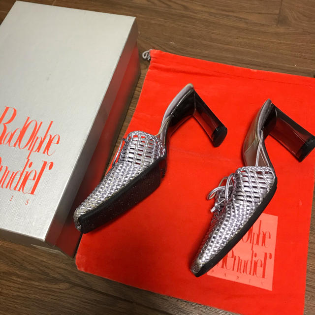 Rodolphe Menudier PARIS クリアヒール ミュール Rodolphe Menudier PARIS クリアヒール ミュール