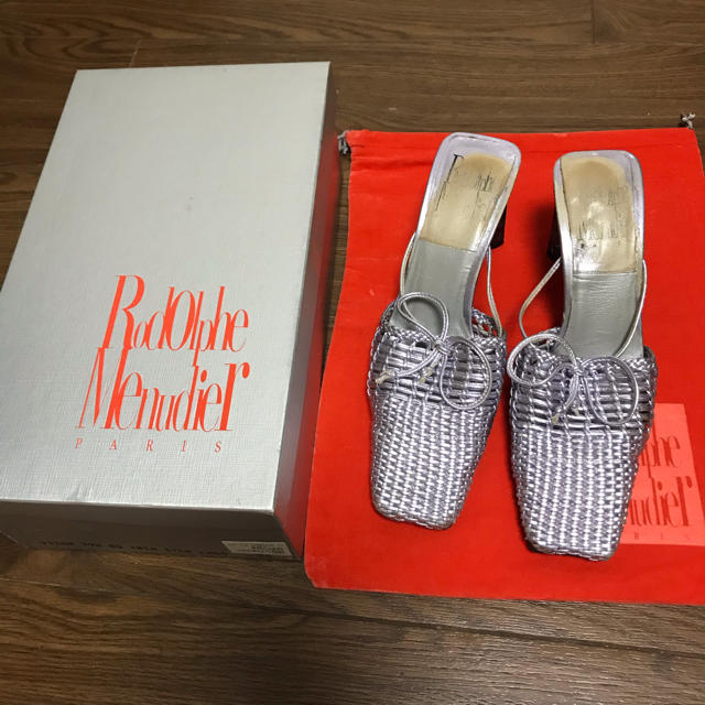 Rodolphe Menudier PARIS クリアヒール ミュール Rodolphe Menudier PARIS クリアヒール ミュール