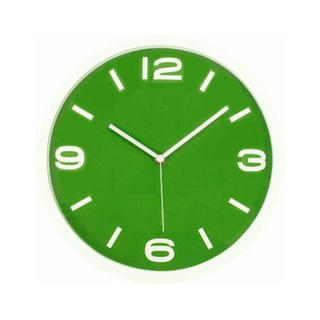 アイリスオーヤマ(アイリスオーヤマ)のアイリスプラザ 掛け時計 グリーン(掛時計/柱時計)