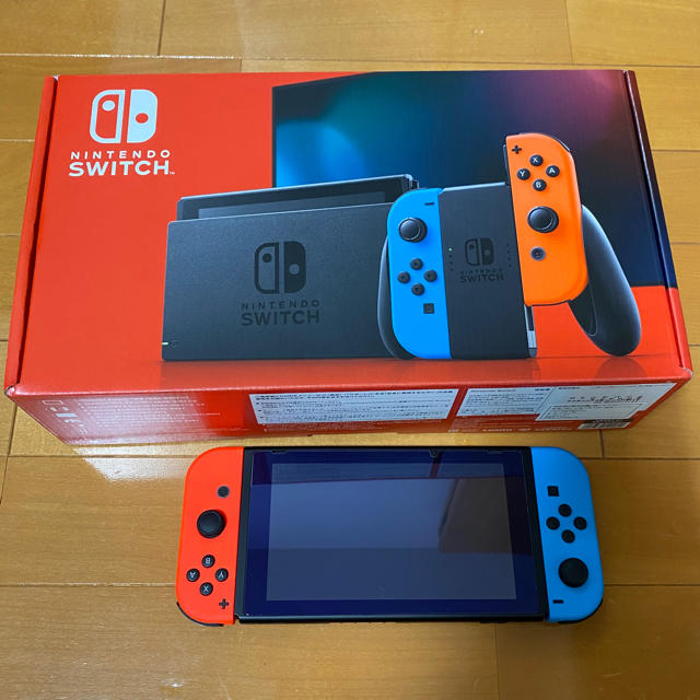 Nintendo Switch ネオンブルー ネオンレッド 新型 本体 据え置き