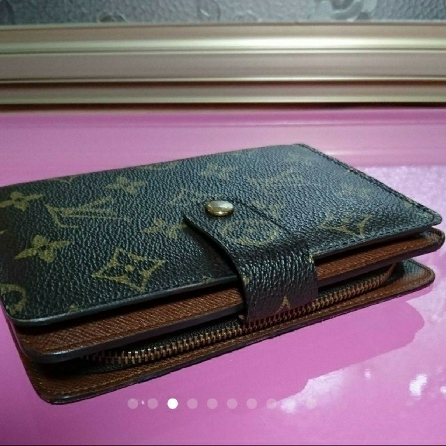 美品】LOUIS VUITTON ポルトパピエジップ二つ折り財布 モノグラム