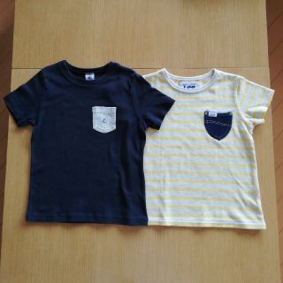 プチバトー(PETIT BATEAU)の☆２枚セット☆プチバトー 8ans ☆LEE 120☆半袖Tシャツ　(下着)