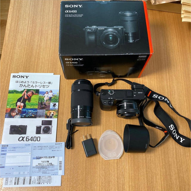 【本日限定値下げ】SONY α6400 ダブルズームレンズキット a6400