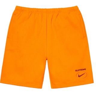 シュプリーム(Supreme)のS Supreme®/Nike® Jewel Sweatshort オレンジ(ショートパンツ)