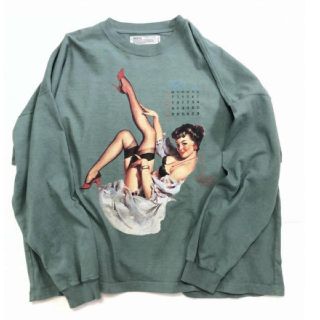 アンユーズド(UNUSED)のDAIRIKU  Pinup Girl Long Sleeve Tee(Tシャツ/カットソー(七分/長袖))