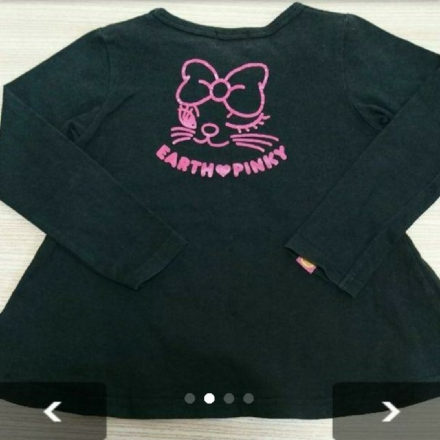 EARTHMAGIC(アースマジック)のアースマジック ロンT 110 キッズ/ベビー/マタニティのキッズ服女の子用(90cm~)(Tシャツ/カットソー)の商品写真