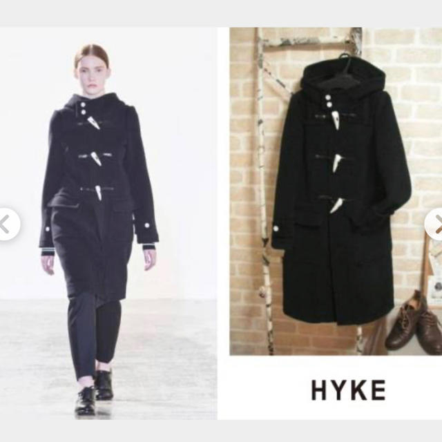 HYKE ダッフルコート